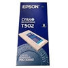 Epson T502 cartucho de tinta cian (original)