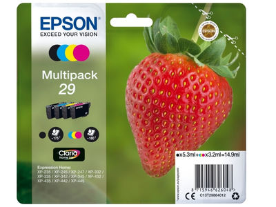Epson Tinte Erdbeere Multipack 4er-Pack C13T29864012 | Epson - C13T29864012