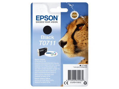 Epson Tinte Gepard Druckfarben Schwarz C13T07114012
