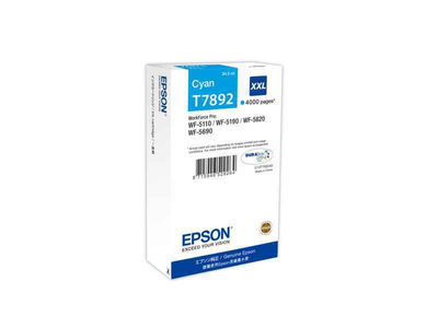 Epson XXL Cyan 4k Tintenpatrone C13T789240