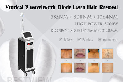 Equipo de belleza de la máquina de depilación láser de diodo 3 en 1 - Foto 2