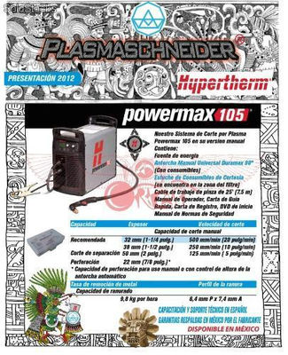 Equipo de corte por plasma Hypertherm Powermax 105