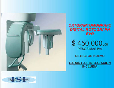 Equipo de rayos x digital dental panorámico con cefalometría