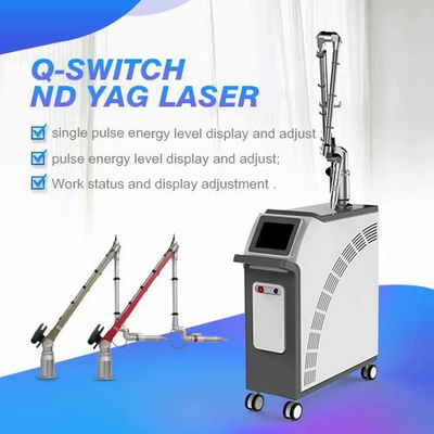 equipo del laser del Nd Yag del interruptor de 1064nm 532nm Q para el retiro