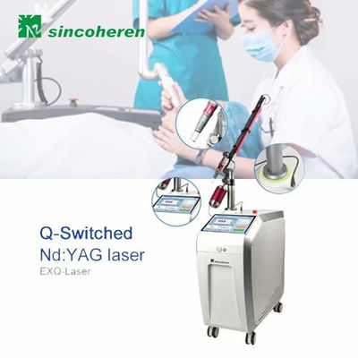 Equipo Q-Switch nd yag laser eliminar tatuaje melasma peca mancha
