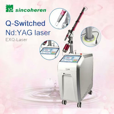 Equipo Q-Switch nd yag laser eliminar tatuajes melasma