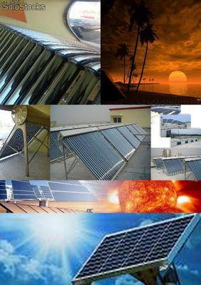 Equipos solares en calentamiento de agua industriales y domesticos
