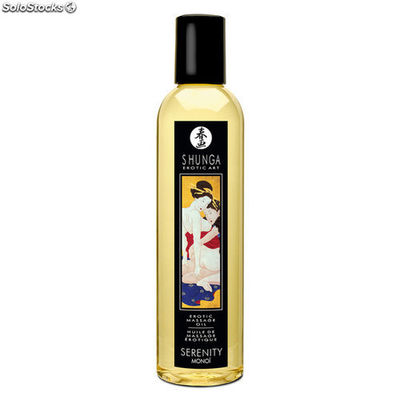 Erotique huile de massage shunga serenity monoi