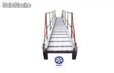 Escada de aluminio desembarcação - cod. produto nv2029