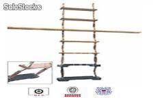 Escada em corda e madeira - cod. product nv2017