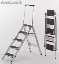 Escalera de aluminio con plataforma jumbo