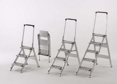 Escalera de aluminio con plataforma jumbo - Foto 3