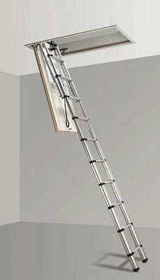 Escalera Telescópica Aluminio Anodizado