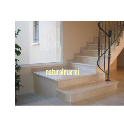 Escaleras de marmol crema marfil pulido - Foto 2