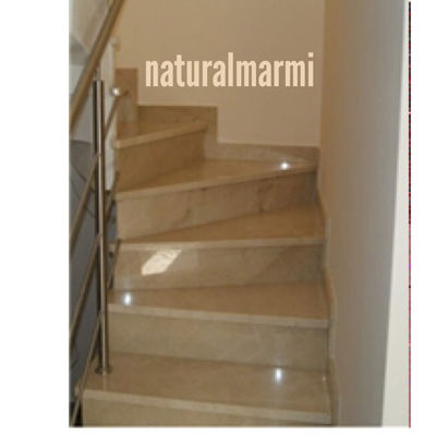 Escaleras de marmol crema marfil pulido - Foto 3