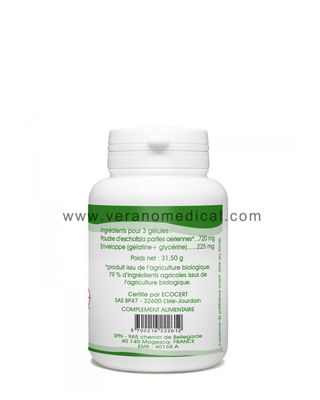 Escholtzia Bio - 240 mg - 100 gélules - Photo 3