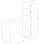 Escritorio con estanteria Boston en cambrian y blanco 144 cm(alto)120 - Foto 2