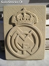 Escudo en piedra Real Madrid