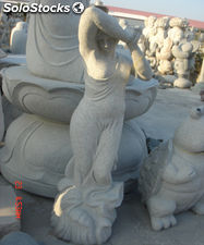 Esculturas tallada en granito, esculturas mujer tallada de granito