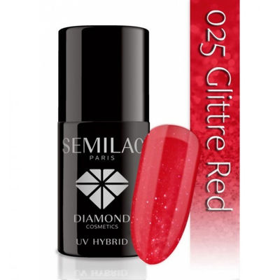 Esmalte Semilac nº025 (Glitter red)