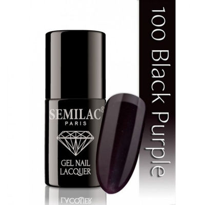 Esmalte Semilac nº100 (Black purple)
