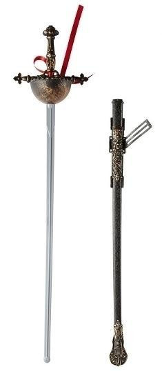Espada de mosquetero gris - 67 cm por 6,00 €