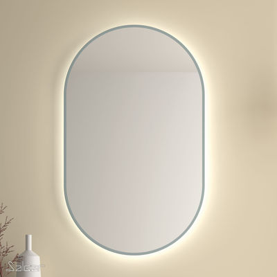 Espejo de baño forma con led 92x52 cm. SGOLIMPI - Foto 4