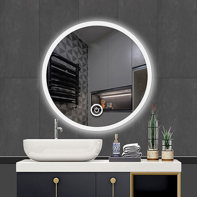 Espejo de tocador LED redondo de 24 pulgadas, espejo de baño montado en la pared - Foto 4