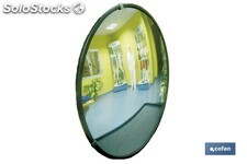 Espejo Interior | 30 cm | Soporte de Pared Incluido | Ángulo de Visión de 130° |