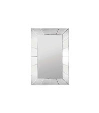 Espejo moderno rectangular en acabado color plata 60 cm(ancho) 90 cm(altura) 1.7