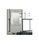 Espejo moderno rectangular en acabado color plata 60 cm(ancho) 90 cm(altura) 1.7 - Foto 3