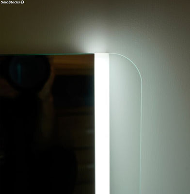 Espejo rectangular con luz frontal. Triled .dimensiones 100X80CM - Foto 4