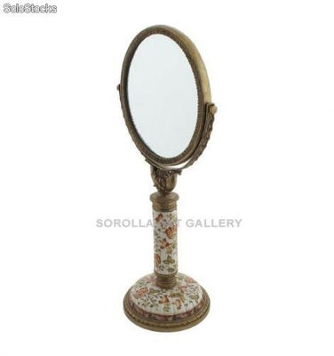 Espejo tocador 60cm - Hiti | porcelana decorada en porcelana