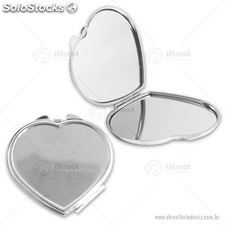 Espelho de Bolsa em Formato de Coração