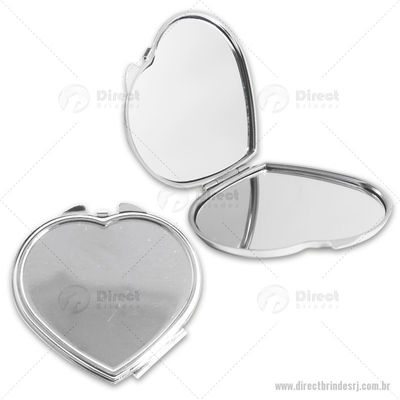Espelho de Bolsa em Formato de Coração