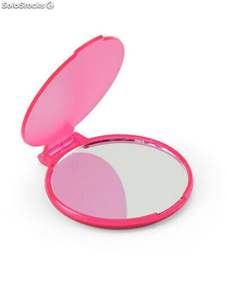 espelho de maquiagem rosa personalizado