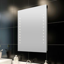 Espelho de Parede para Banheiro com luzes LED 60 x 80 cm (C x A)