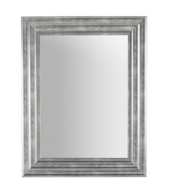 Espelho madeira rectangular de prata
