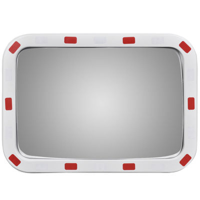 Espelho retrovisor convexo retangular 40 x 60 cm com refletores - Foto 2