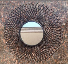 Espelhos decorativos estrutura de metal