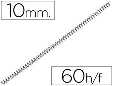 Espiral metalico yosan negro paso 64 5:1 10 mm calibre 1,00 mm