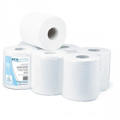 Essuie-mains &quot;maxi barril&quot; 2 plis 19 g/M2 - poids 1KG 21,6x35 cm blanc tissue