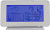 Estación meteorológica digital con display de luz azul