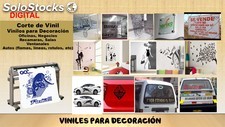 Estampado de playeras, vinilos automotrices y rotuos para oficinas e interiores