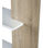 Estantería Alida alta de 5 estantes acabado blanco artic/roble, 180 cm(alto)90 - Foto 2