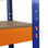 Estantería de Acero Inoxidable Sin Tornillos Azul y Naranja S-Rax 150cm de Ancho - Foto 5