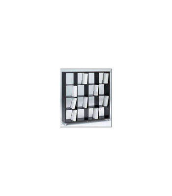 Estanteria grande kubox 4x4 acabado negro, 153 cm(alto)146 cm(ancho)29 cm(fondo) - Foto 2