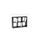 Estantería kubox 3x2 acabado negro, 83 cm(alto)111 cm(ancho)29 cm(fondo) - 1
