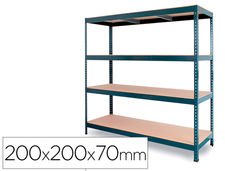 Estanteria metalica ar stocker 200x200x70 cm 4 estantes 450 kg por estante