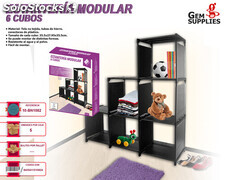 Estanteria Modular De 6 Cubos